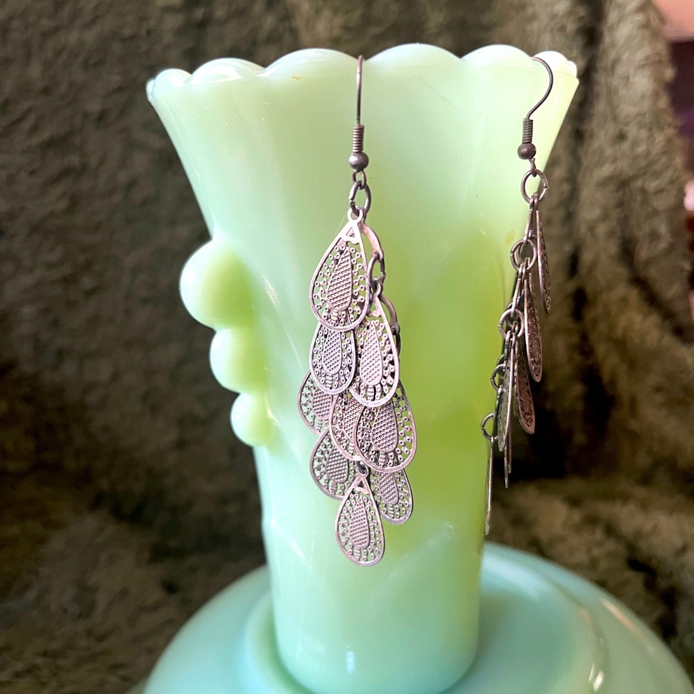 Elegant Silver Dangle Earrings